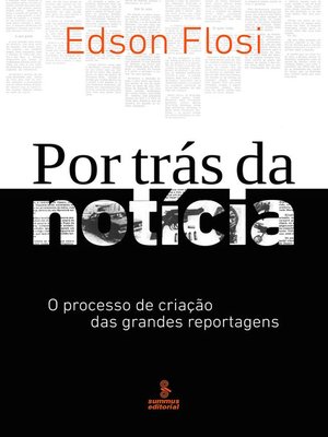 cover image of Por trás da notícia